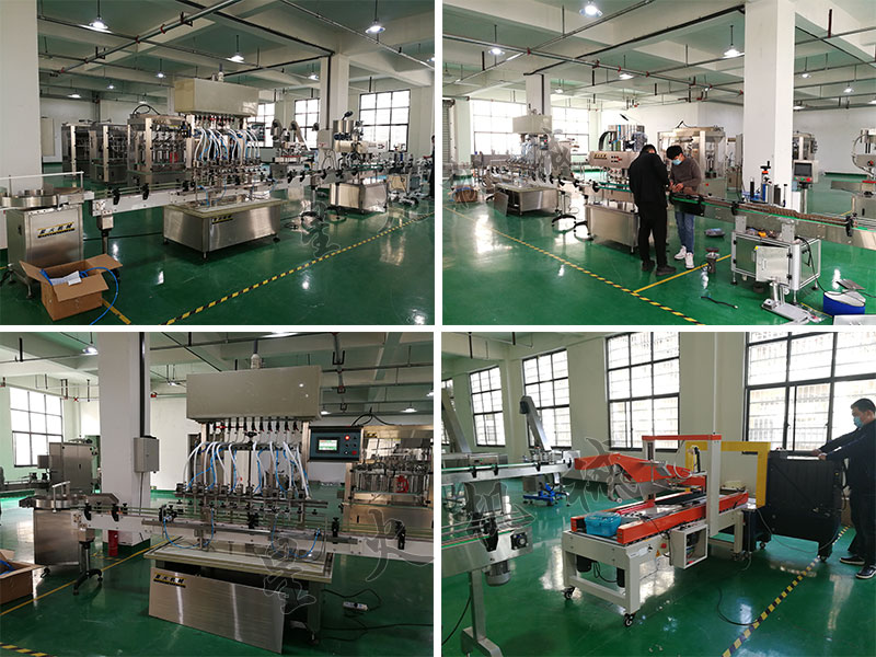 南京星火全自動消毒液灌裝線設(shè)備廠房詳情展示