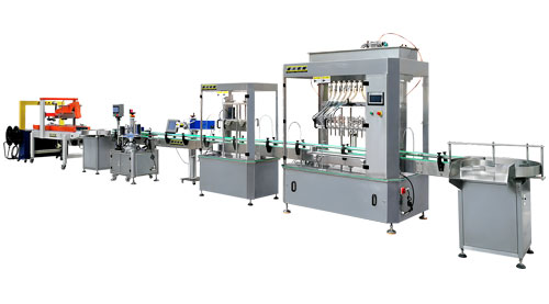 香油灌裝機_小磨油灌裝生產線_色拉油芝麻香油全自動灌裝機