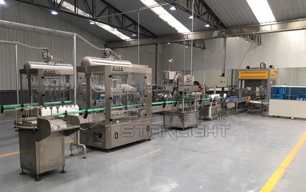 星火食用油流水線設備展示