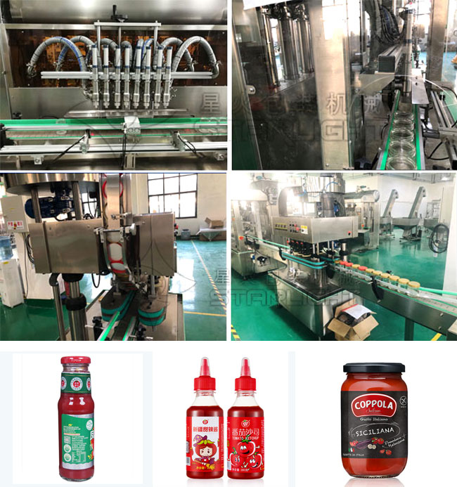 全自動番茄醬灌裝機設(shè)備及灌裝樣品